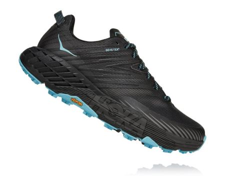 Hoka One One Speedgoat 4 GORE-TEX - Bocanci Munte Dama Gri Inchis / Gri Inchis | RO-6U9y8O6